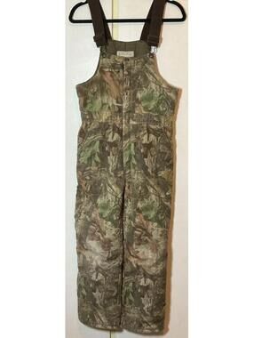 VTG Walls Youth Advantage Camo Overalls Sz 18 Hunting Outdoors Made in USA Bibs